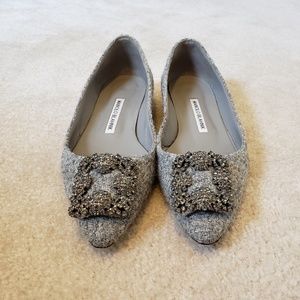 Manolo Blahnik Hangisi Shoes Flats
